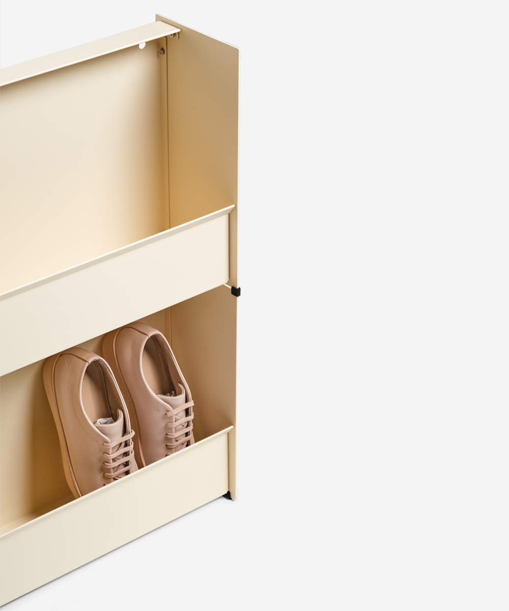 Shoe Rack Ivory