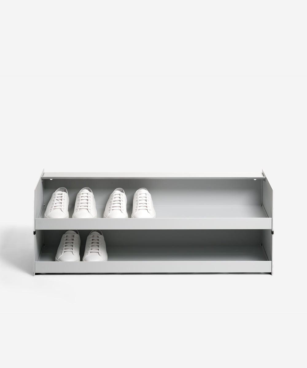 Shoe Rack Light Grey